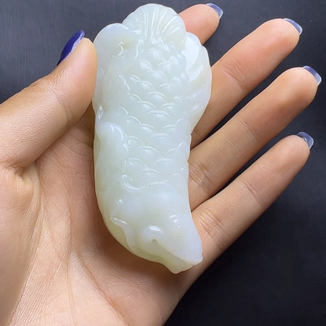 微***雨和田玉未镶嵌挂件