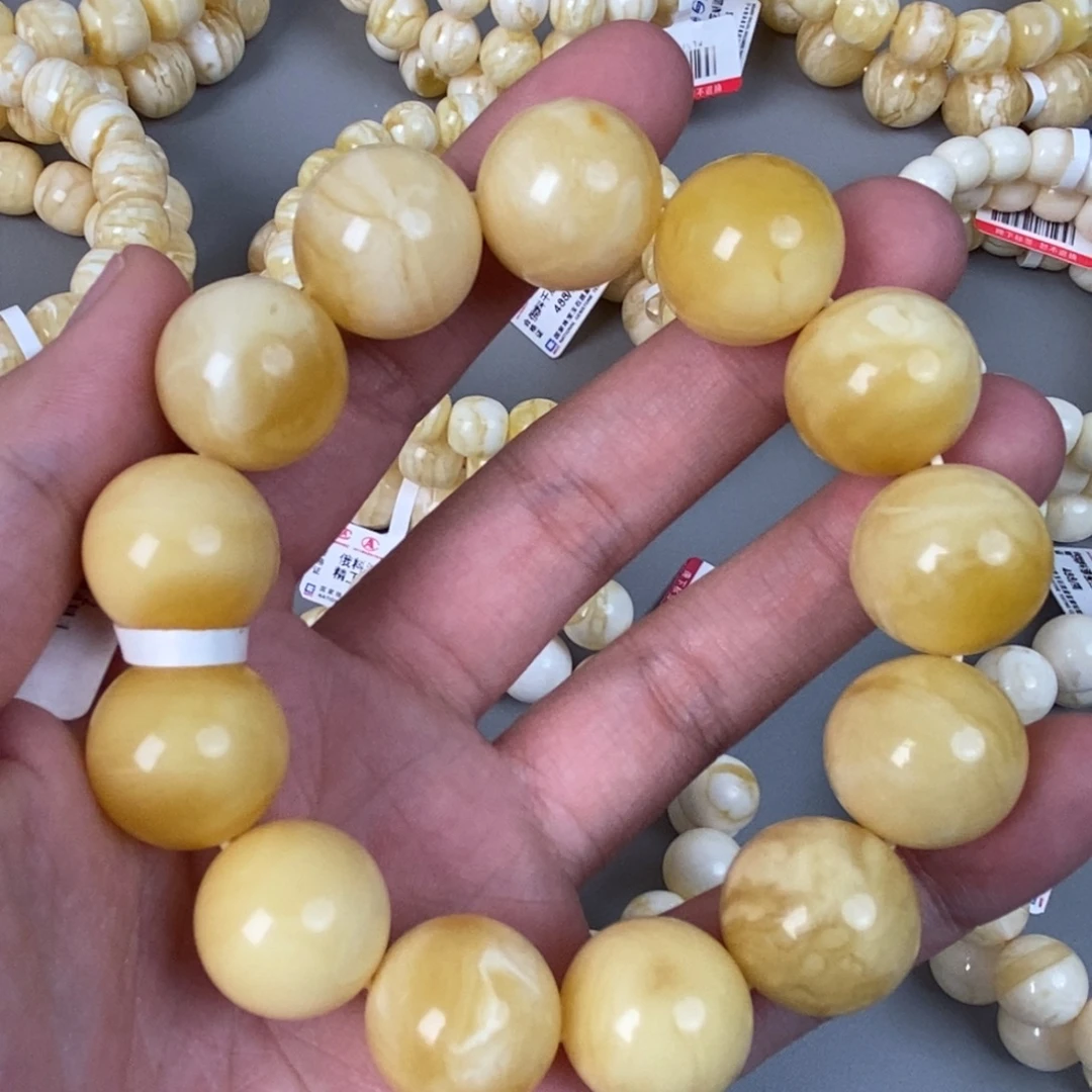未镶嵌蜜蜡珠宝奇石37.2g17mm