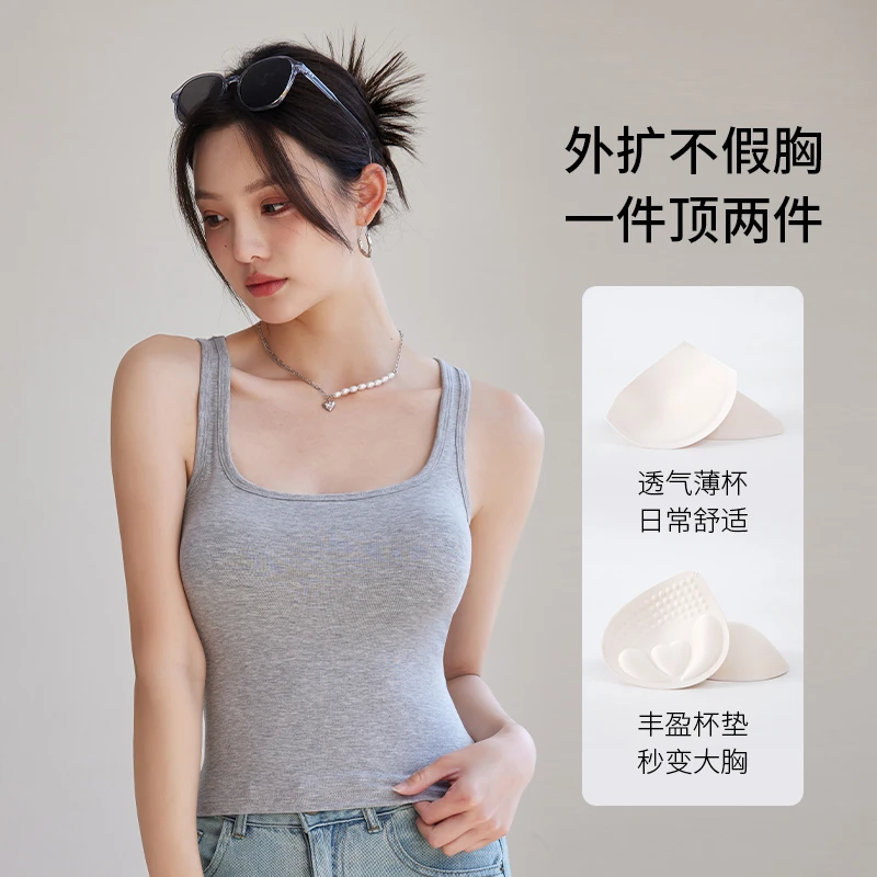 [夏季新款]25年夏季新款时尚百搭慵懒风可外穿无袖遮肉骑行服透气