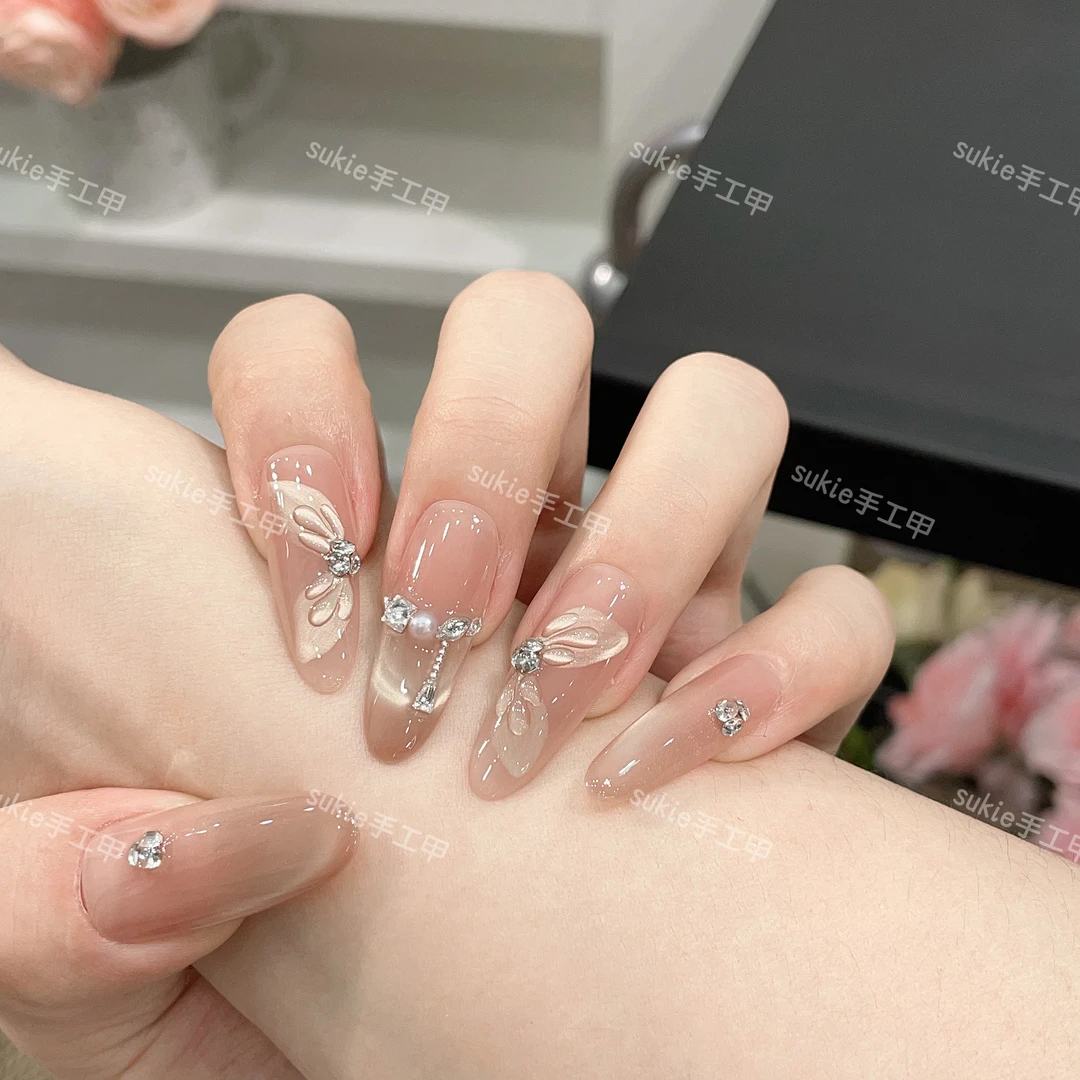 【比翼双飞】夏季温柔款设计手工穿戴甲温柔纯手工气质纯欲ins风