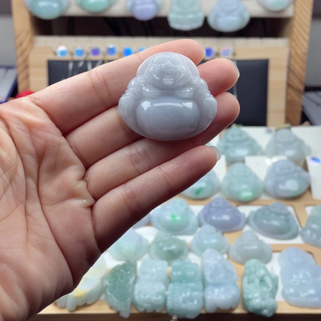 颈饰未镶嵌翡翠33尺寸佛公厚装