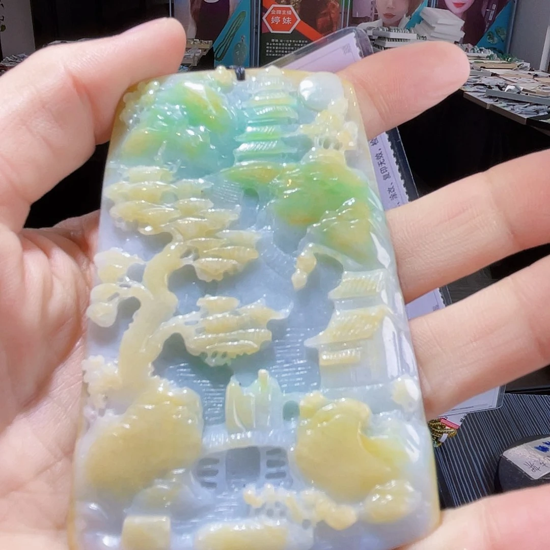 颈饰未镶嵌翡翠一