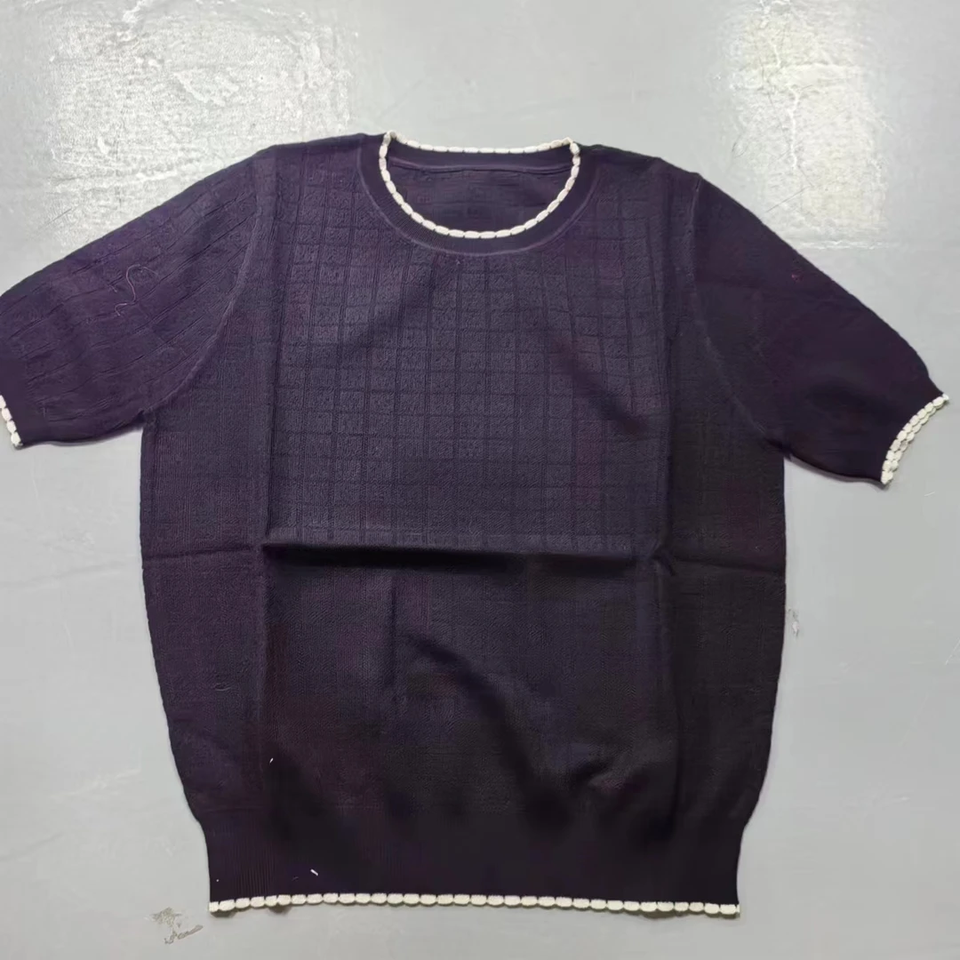 【南油玲姐】2色可选短袖针织衫MY457