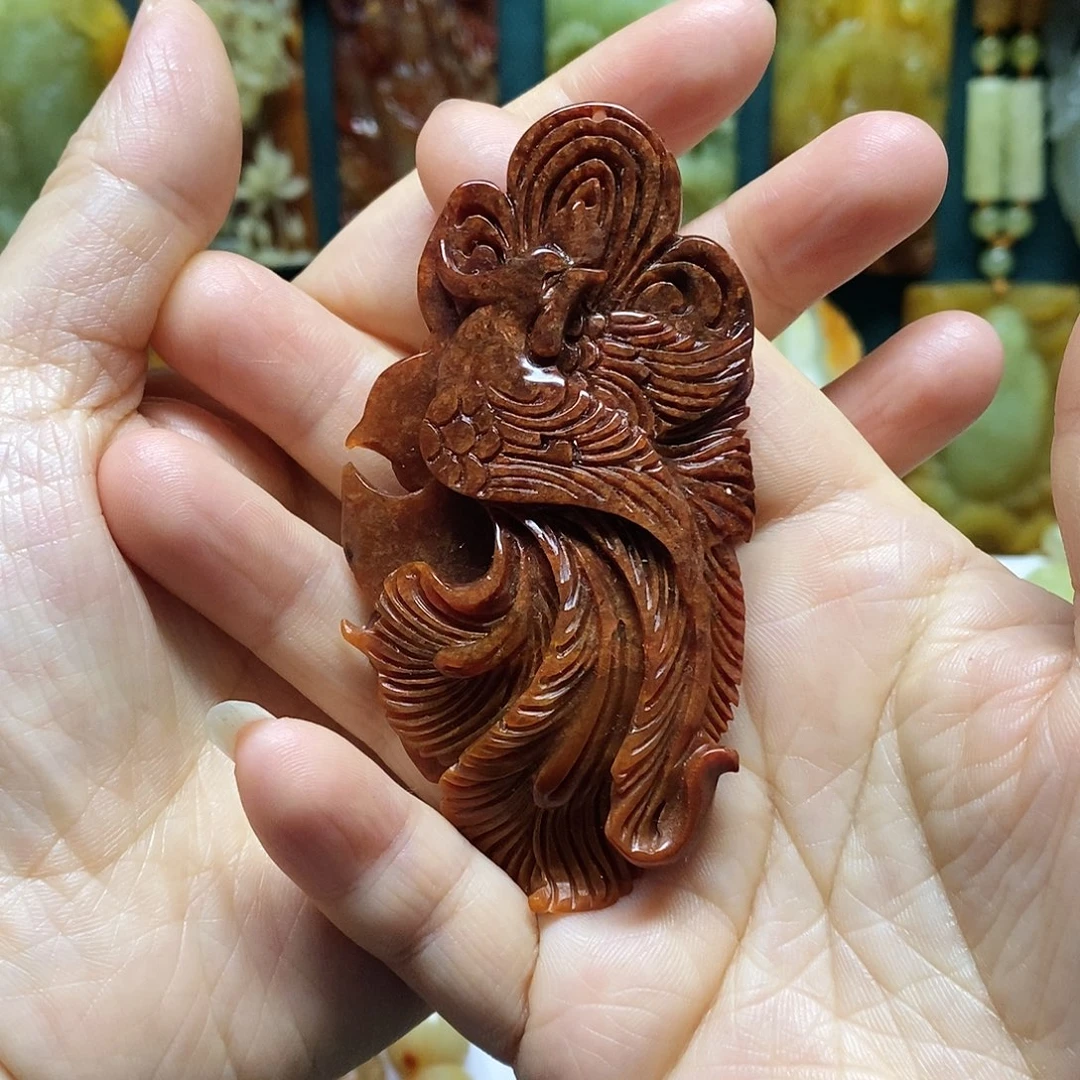 岫玉未镶嵌吊坠(赠链)