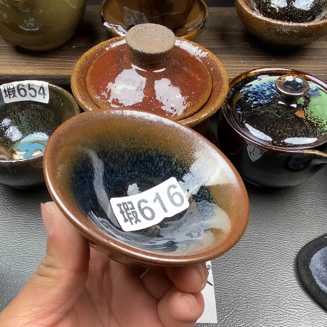 茶盏微瑕建盏主人杯子