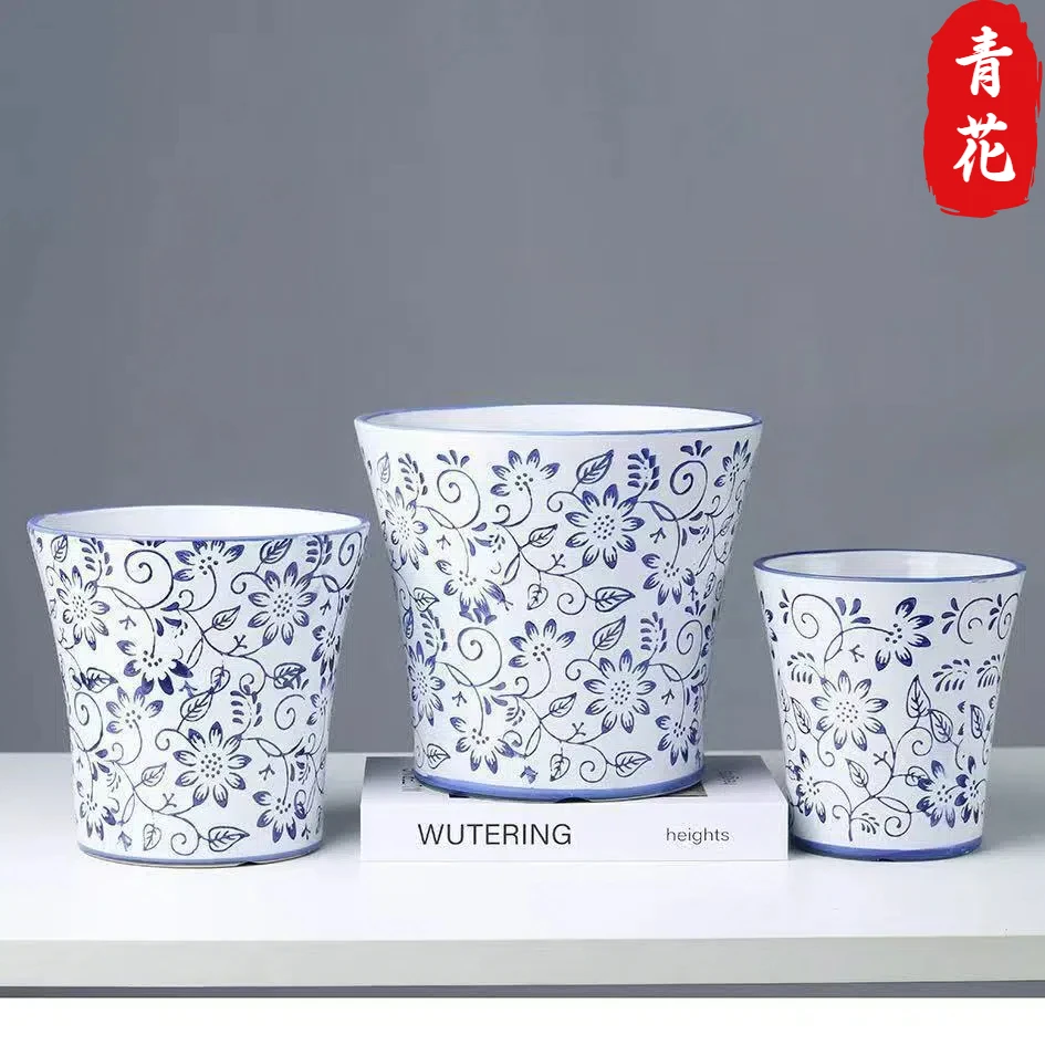 花盆陶瓷花盆批发大号特大号多肉陶瓷花盆清仓捡漏花盆陶瓷百搭