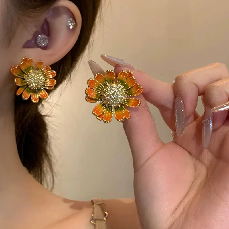 铜合金耳饰 气质轻奢时尚百搭甜美精致优雅-621