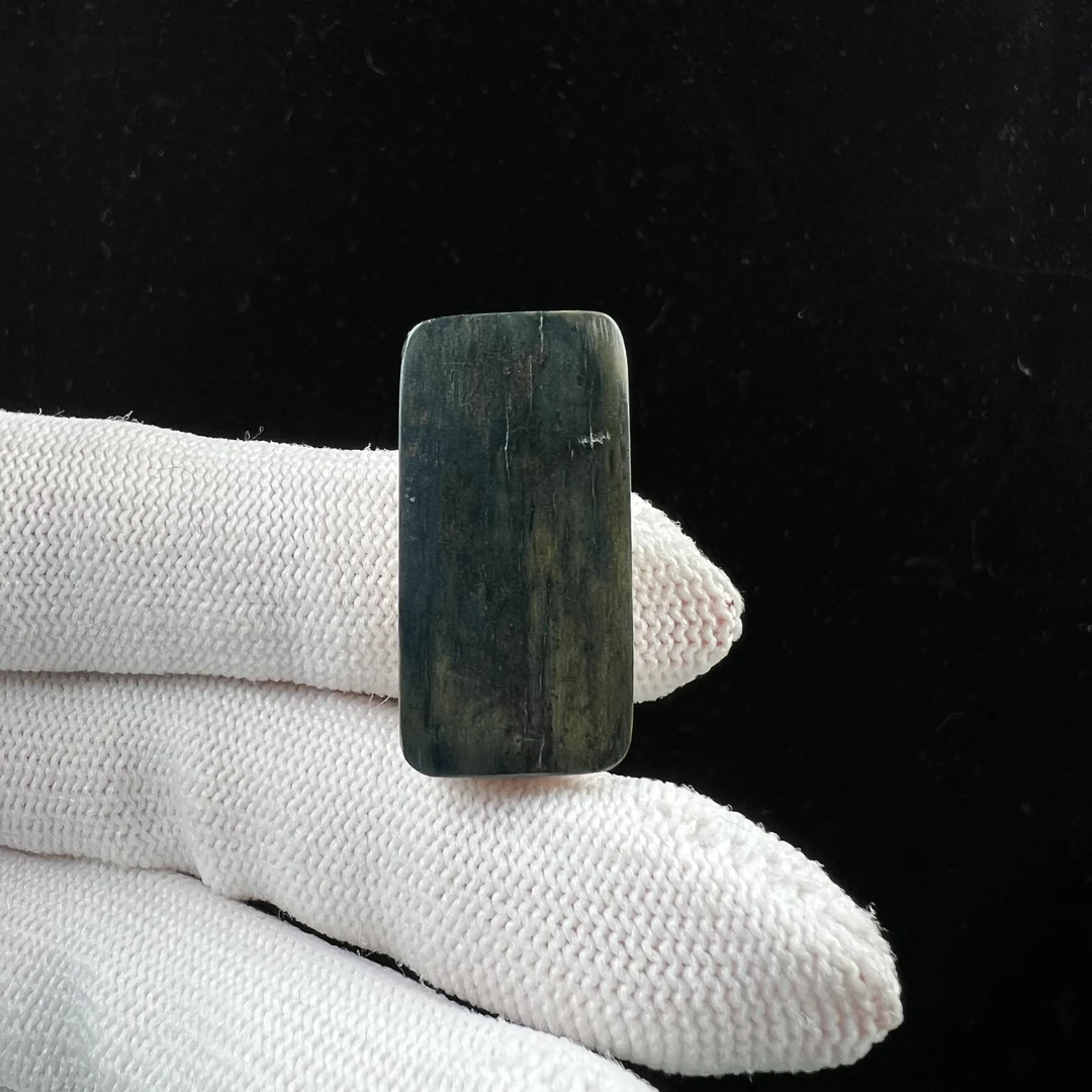 E2415天然猛犸牙 带皮无事牌 14.7*29*7mm支持鉴定 假一罚四