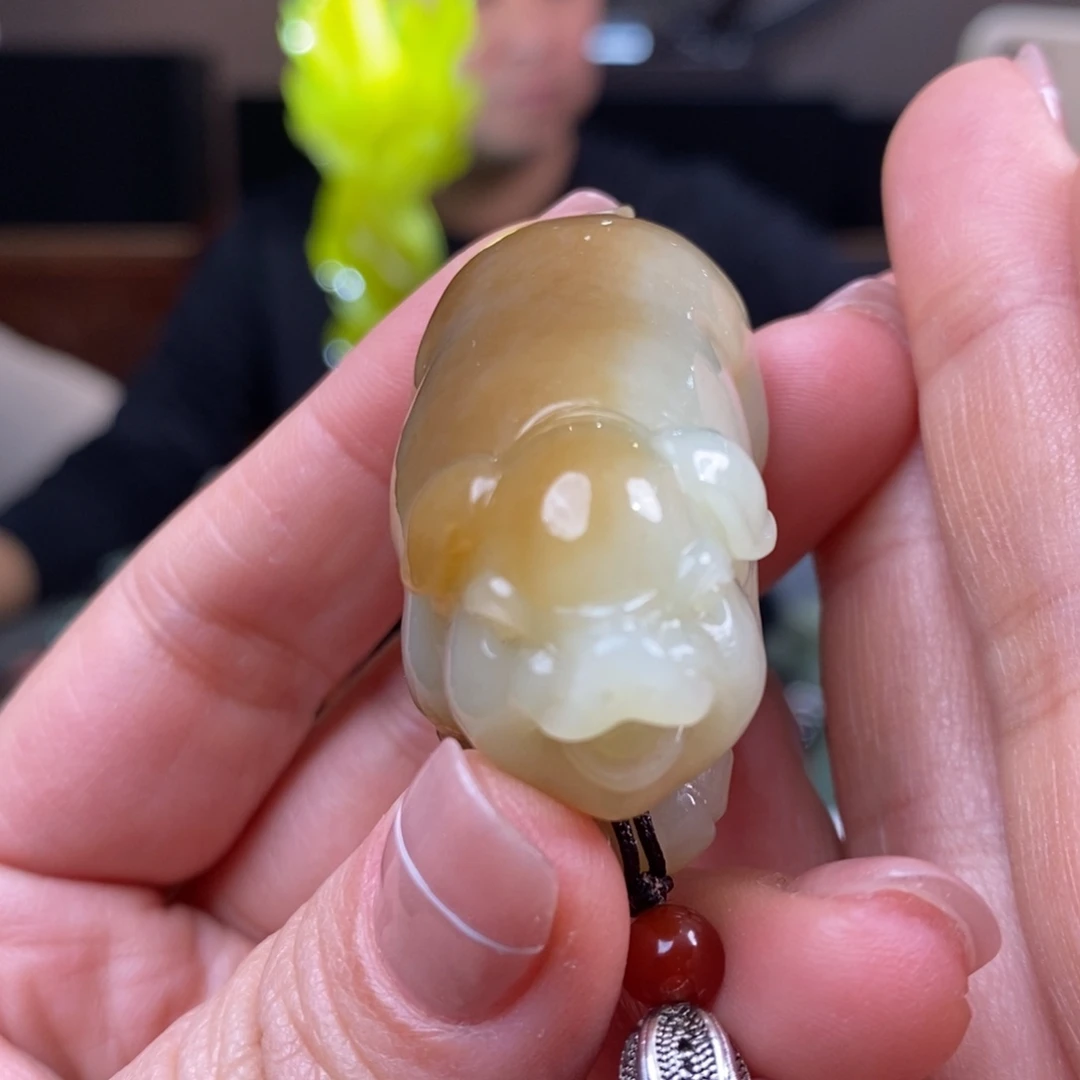 小***参和田玉未镶嵌把件