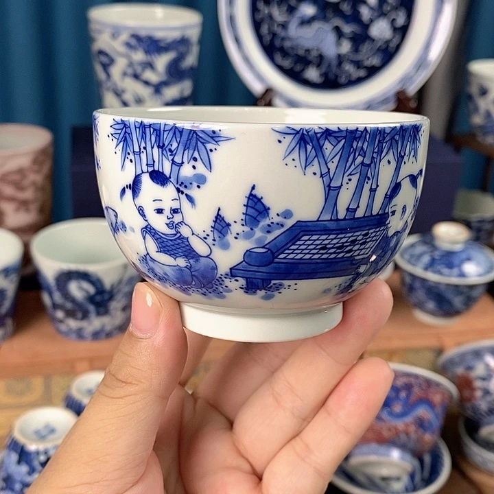 子舍山房手绘杯杯