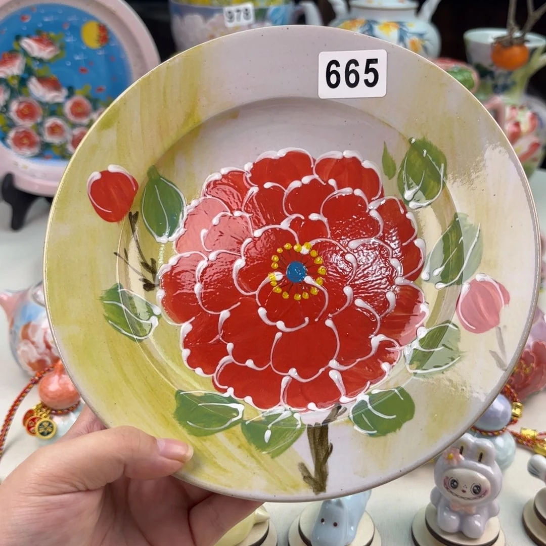 景德镇手绘高温釉下彩陶瓷茶具