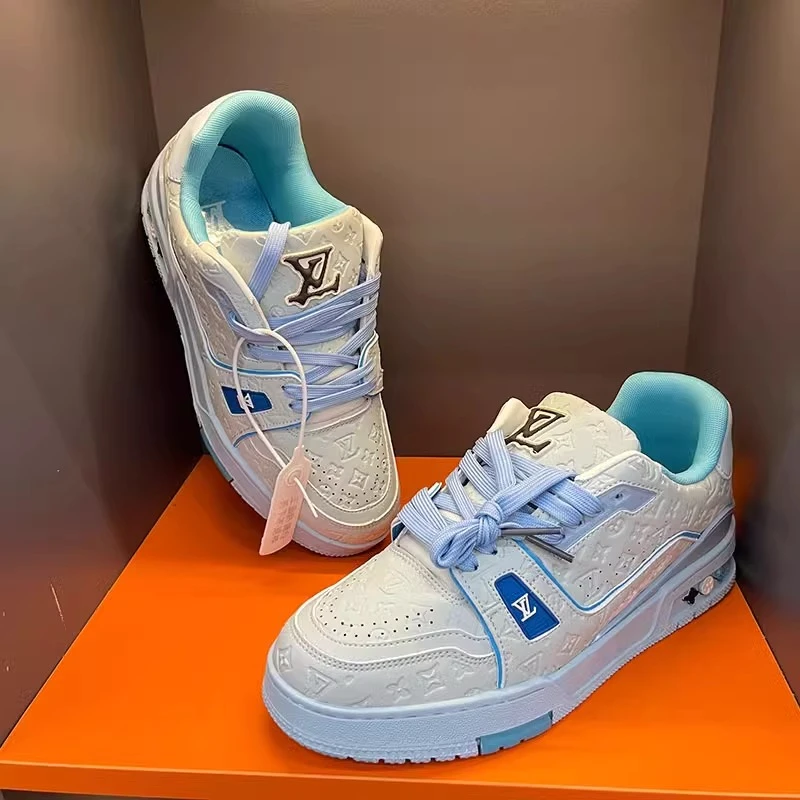 潮牌轻奢大码软底休闲鞋男2025夏季新款潮流防滑时尚透气百搭板鞋