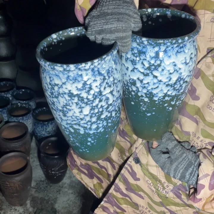 花盆紫砂口14高26瑕疵瑕疵