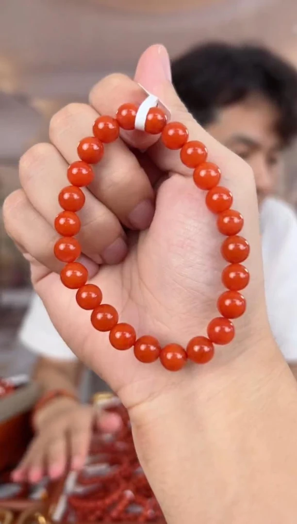 【送福珠宝】四川九口老矿料高货单圈8mm@t07301@