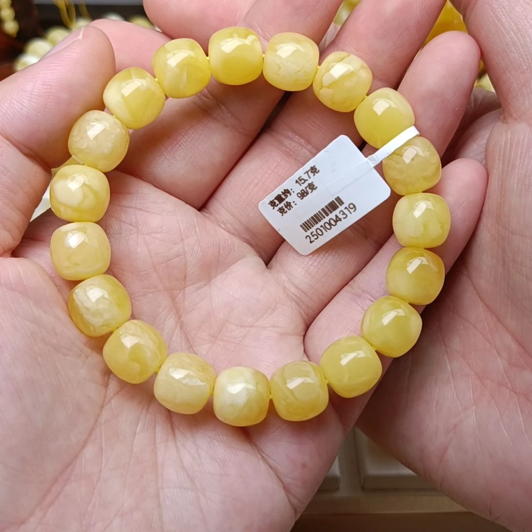 未镶嵌蜜蜡手链11精工老型