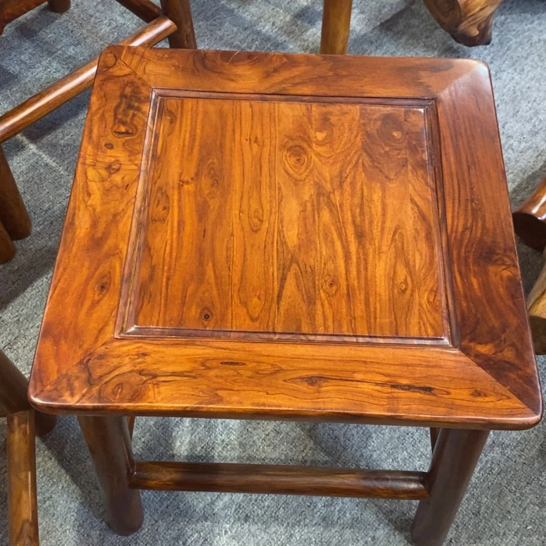 香枝木类成套家具花**串降香黄檀富贵凳订金