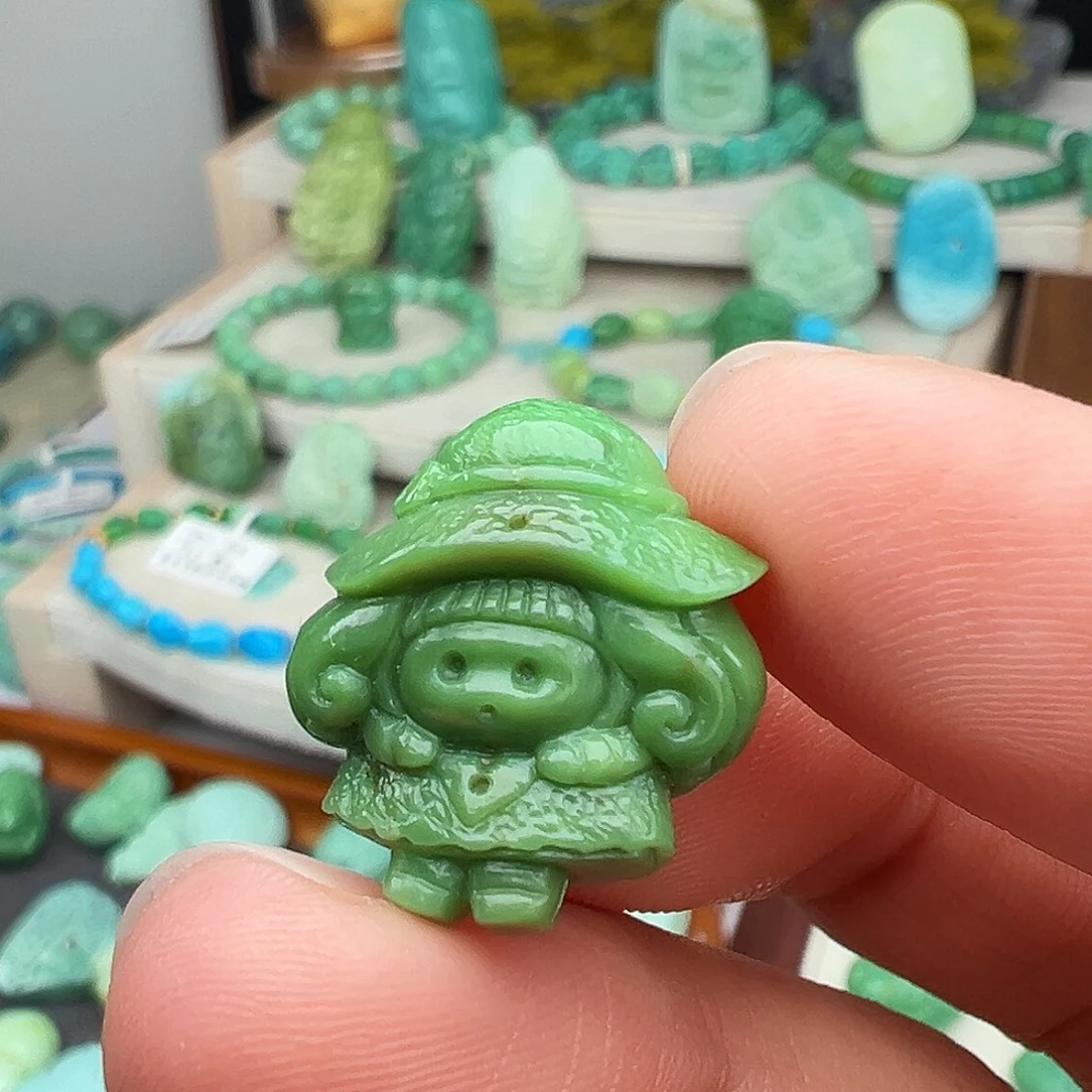 绿松石未镶嵌主播万珍