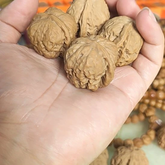 乾***络把件文玩核桃达摩两对，配对如图