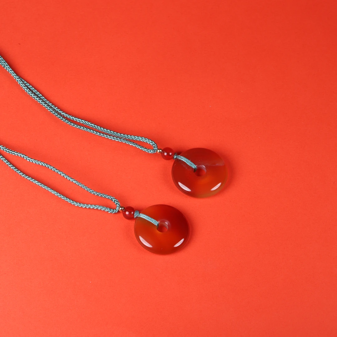 玛瑙平安扣 多样性发其一