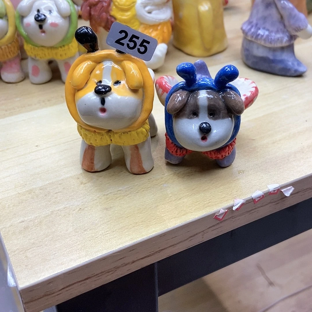 摆件不*识直播间手工陶瓷摆件255