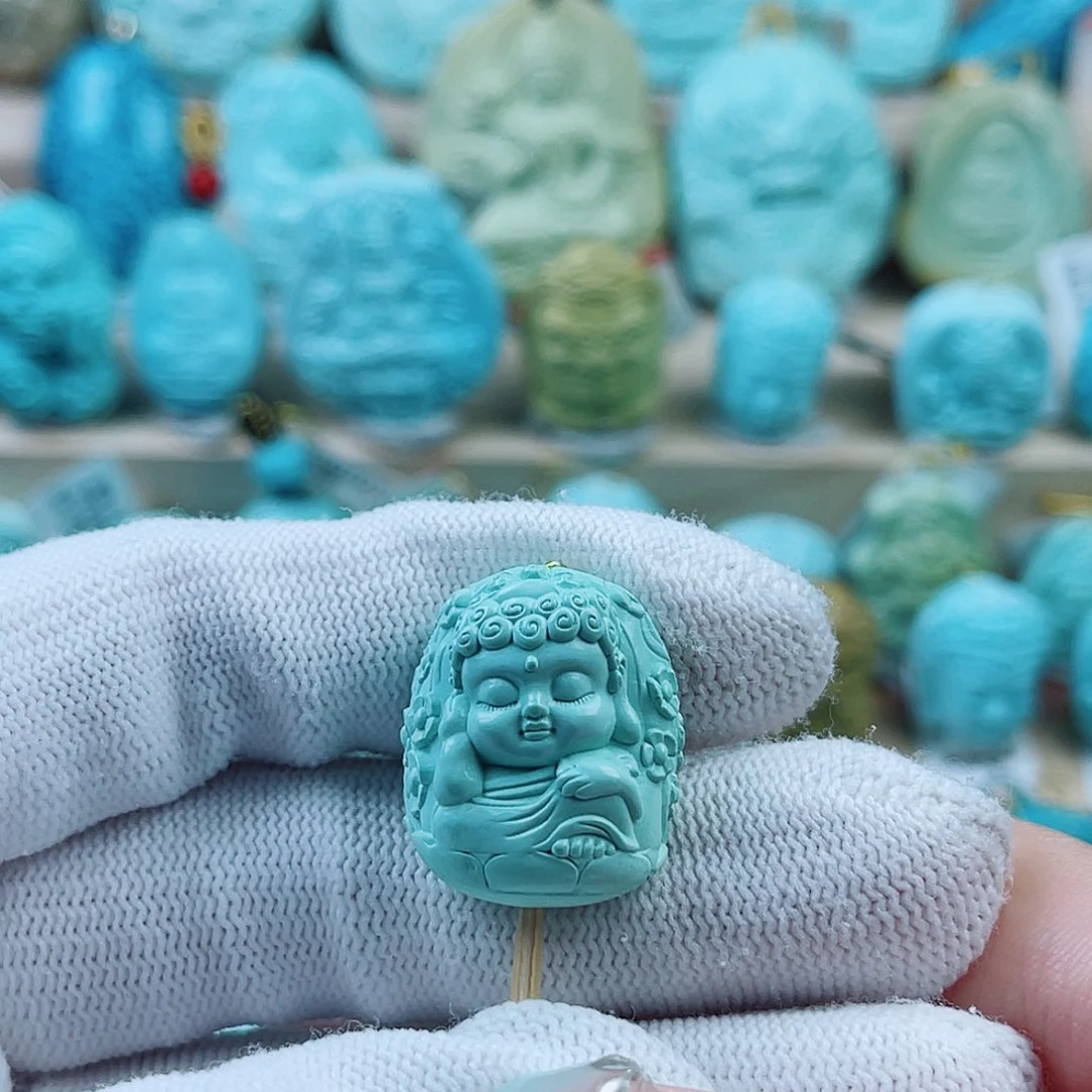 未镶嵌绿松石珠宝奇石