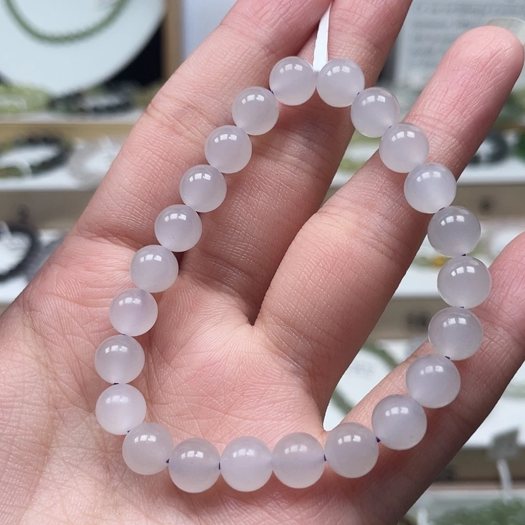 山***夫和田玉未镶嵌手串