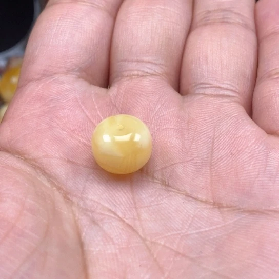 琥珀未镶嵌珠宝奇石蜜蜡老型单珠