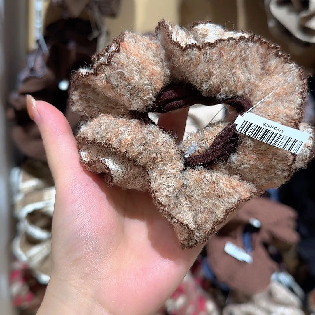 皮质非金属毛线发圈