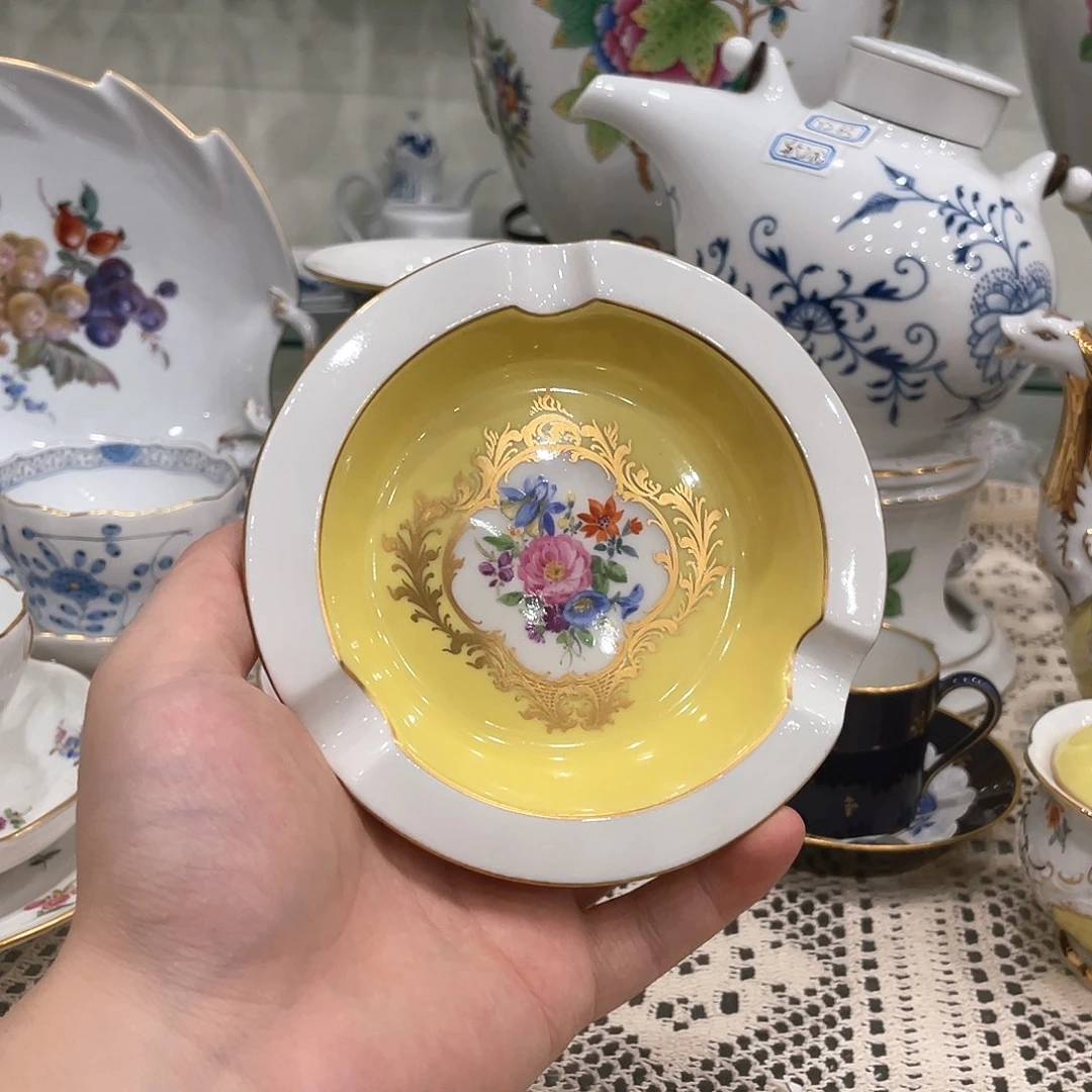 摆件中古一等黄釉