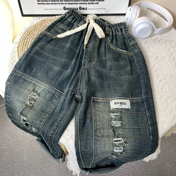 986潮流牛仔裤男童春款