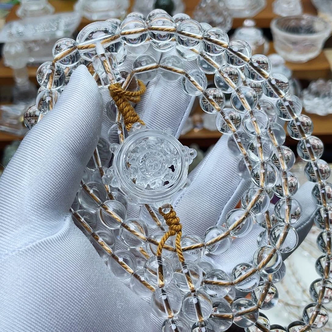 水晶颈饰未镶嵌哎**好项链