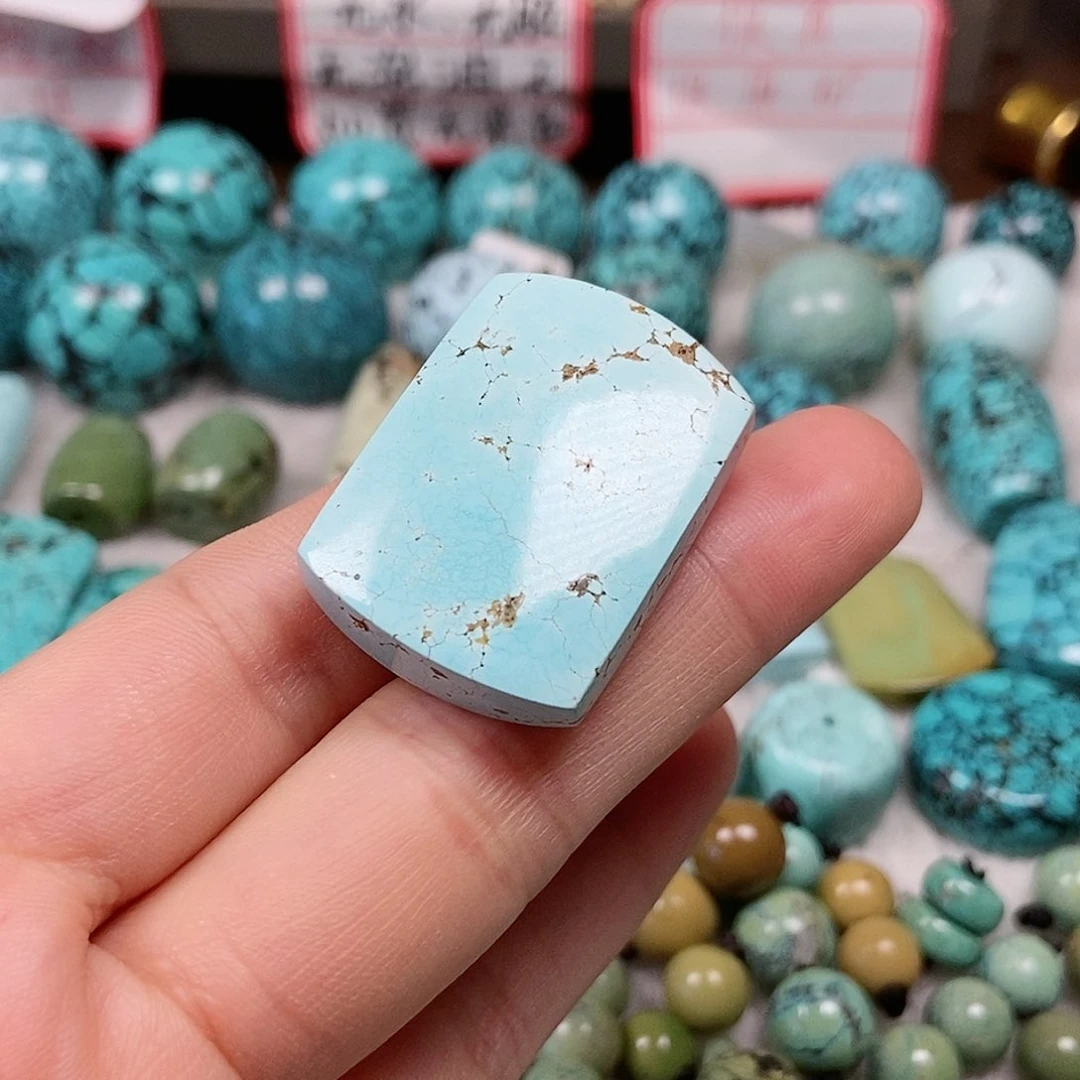 绿松石未镶嵌珠宝半成品