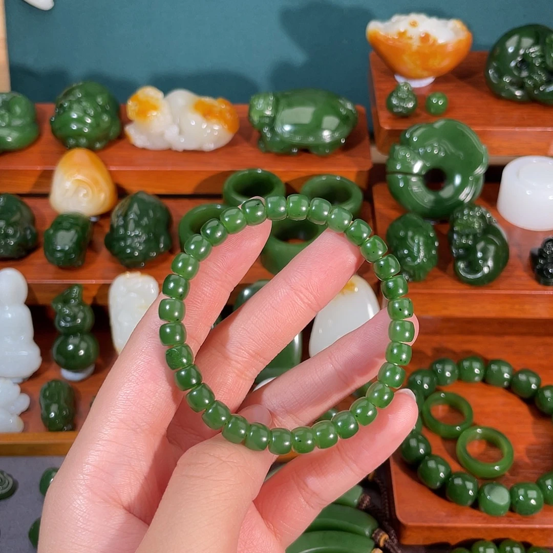 W***Y和田玉未镶嵌手链