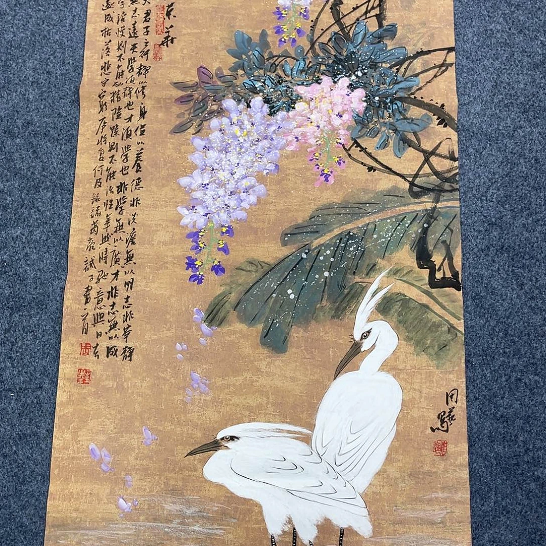 国画国画作品宣纸纯手