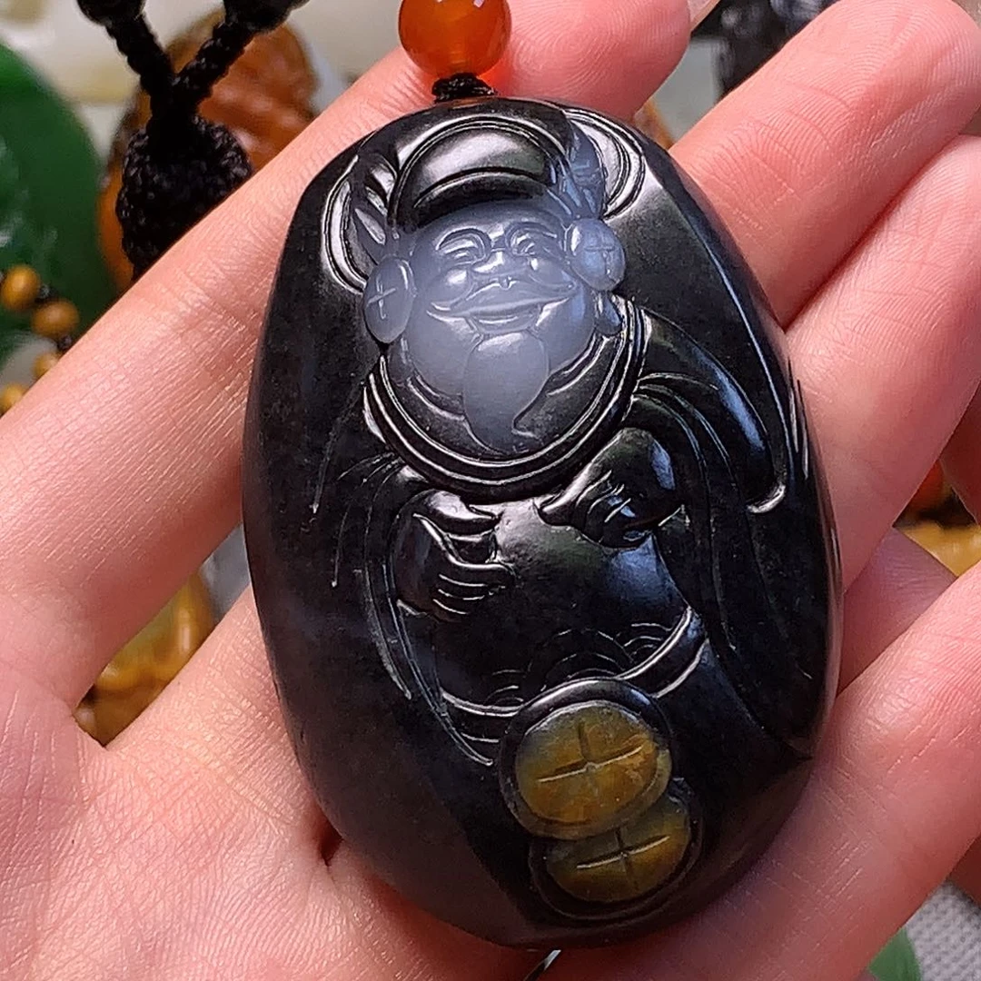 和田玉未镶嵌挂件静*…