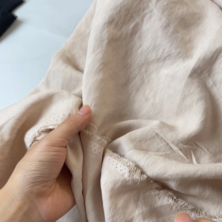 天丝（莱赛尔纤维）麻白两色天丝亚麻2米