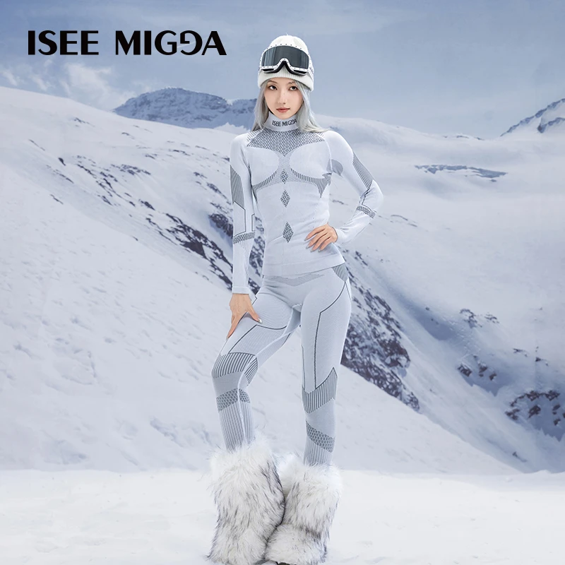 福利单品-ISEEMIGGA【蝶翼速干衣】压缩保暖功能性女排汗打底套装