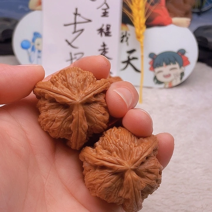 吊坠文玩核桃建三棱