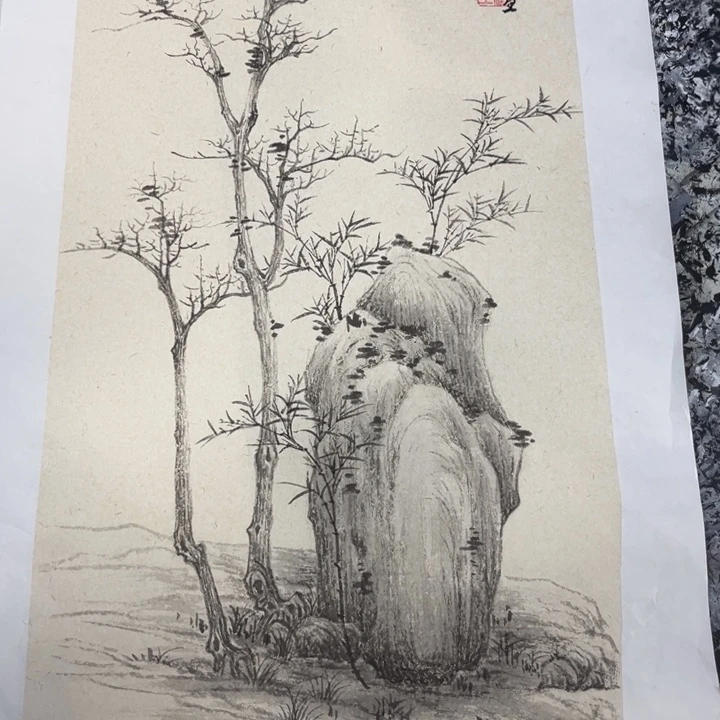 国画绘画手绘作品