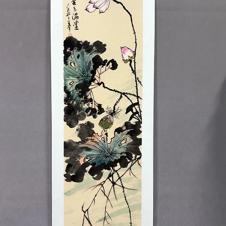 国画亲笔手绘放心去藏