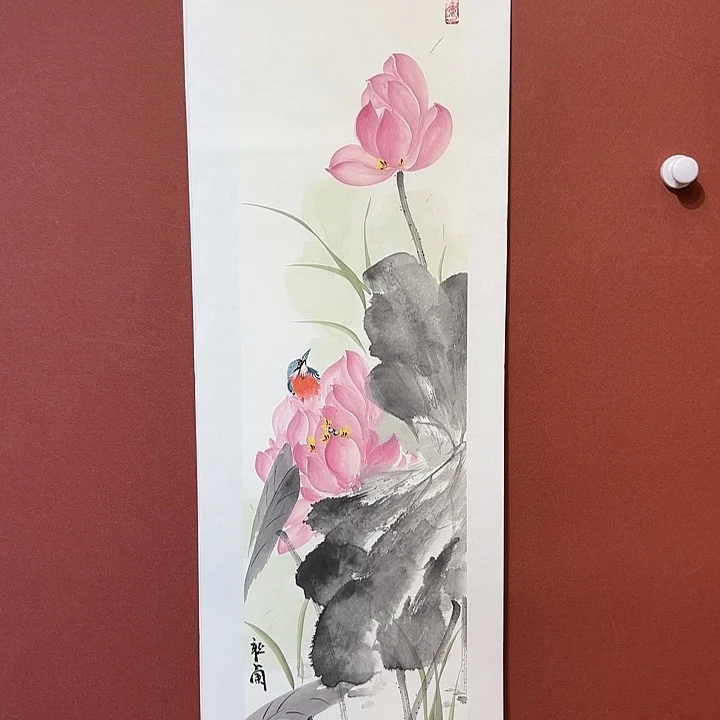 国画听兰老师花鸟