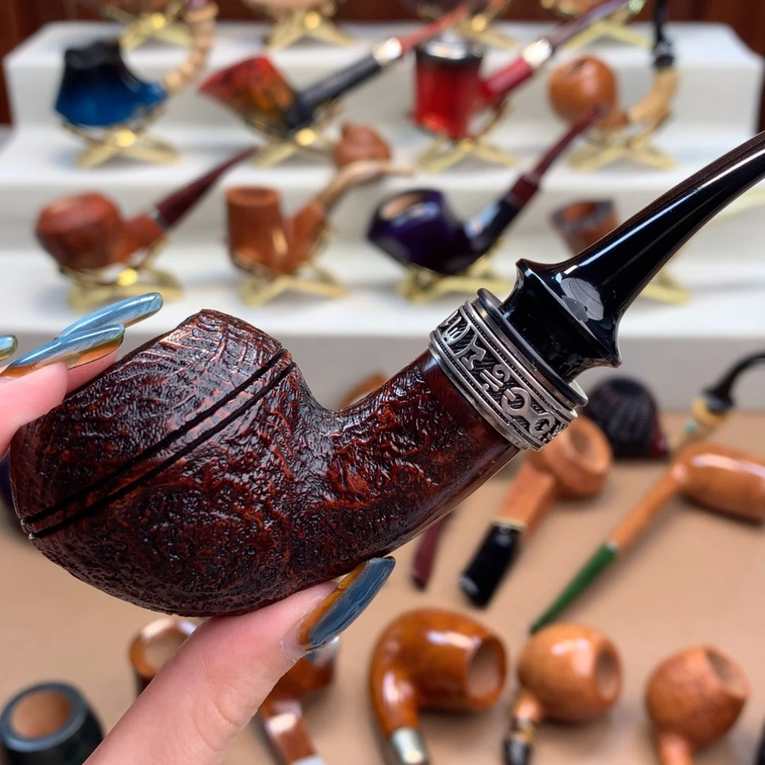 。***。高品质石楠木烟斗