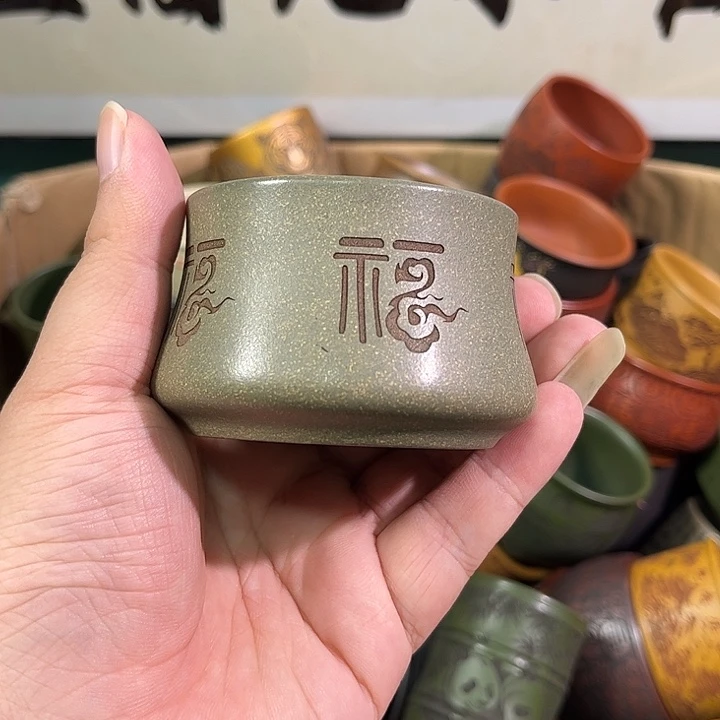 茶杯紫砂全手工紫砂主人杯