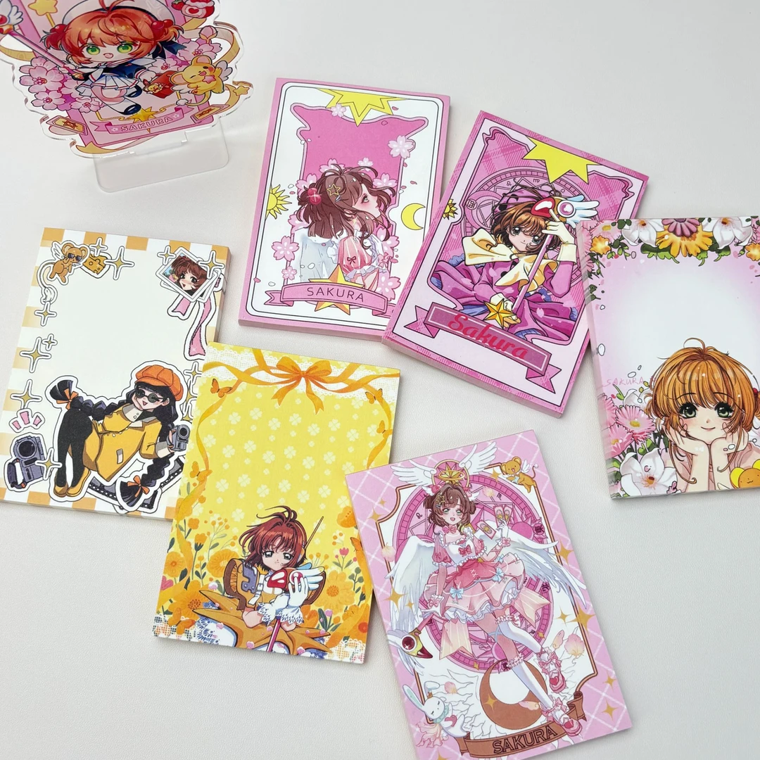 【复制单】星之祝愿小樱便签本无粘性可撕50张手账本记事留言手账