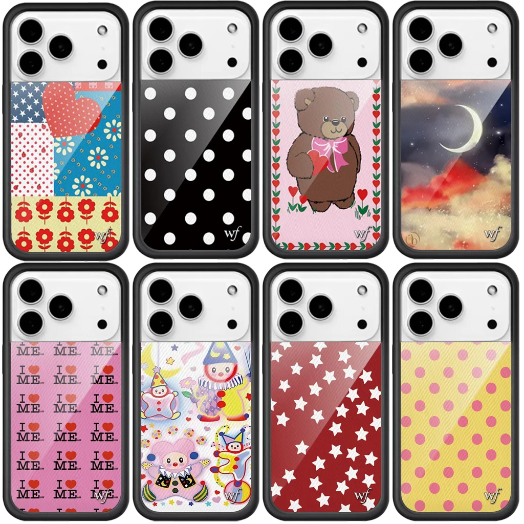 超高版W家卡通系列适用苹果16promax手机壳15防摔可爱卡通个性