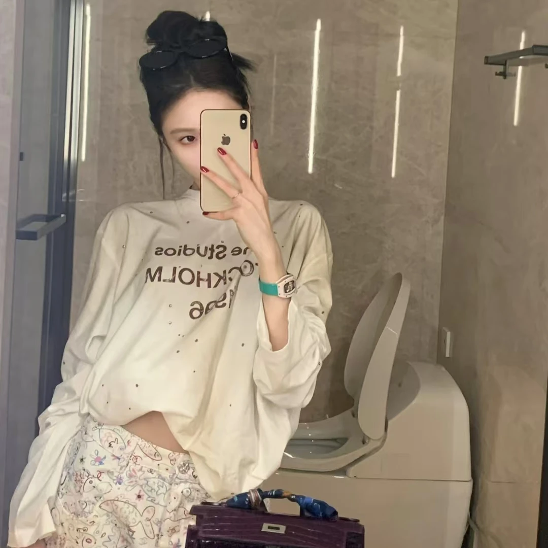 Millonthe【钻钻防晒】25s春夏ac新款防晒长袖t