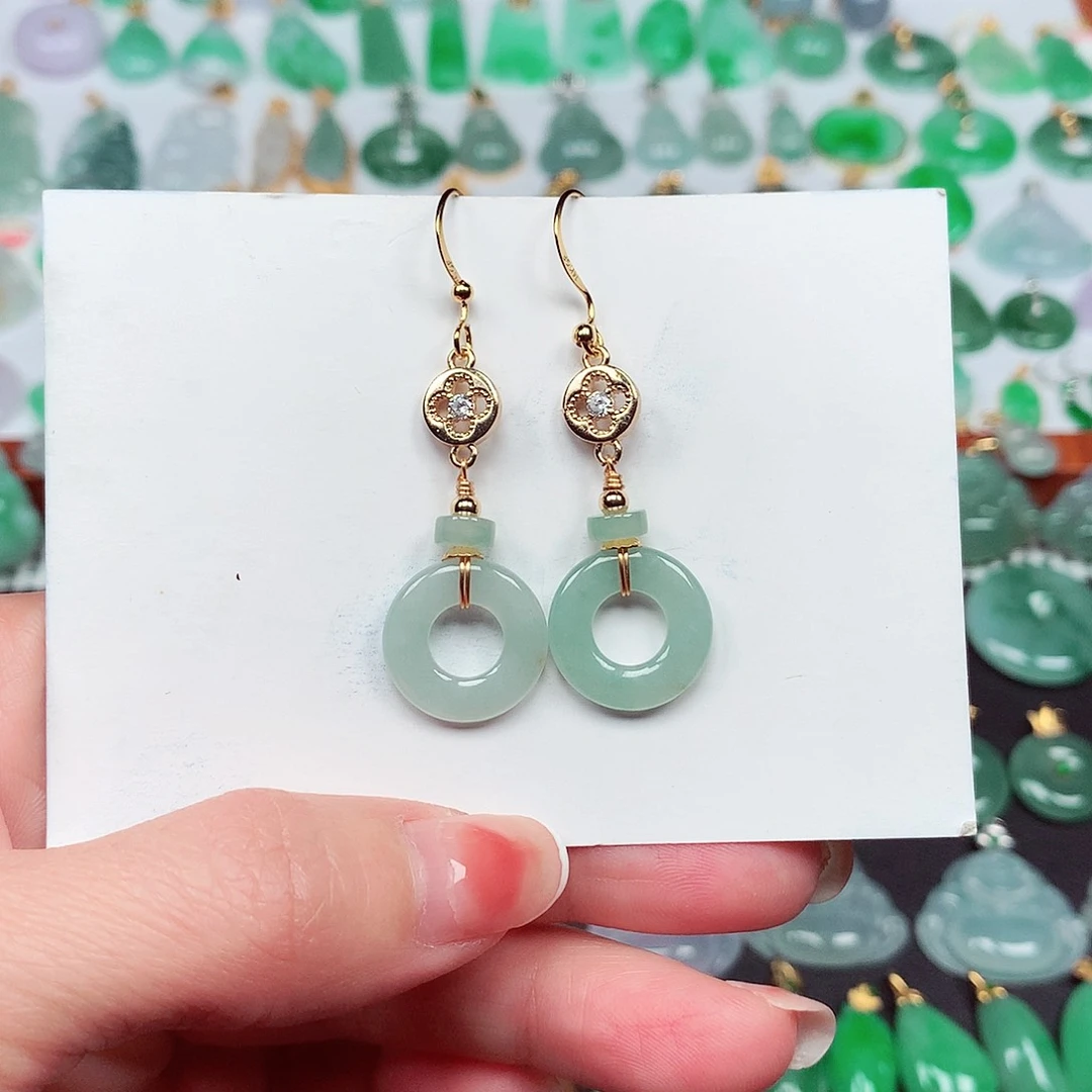 翡翠颈饰未镶嵌天然翡翠A货