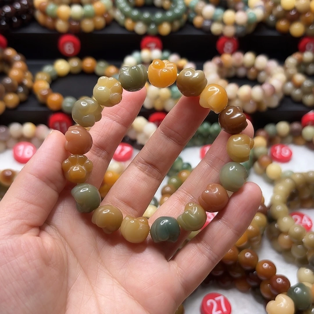 菩提根/象牙果手串爱心猫爪