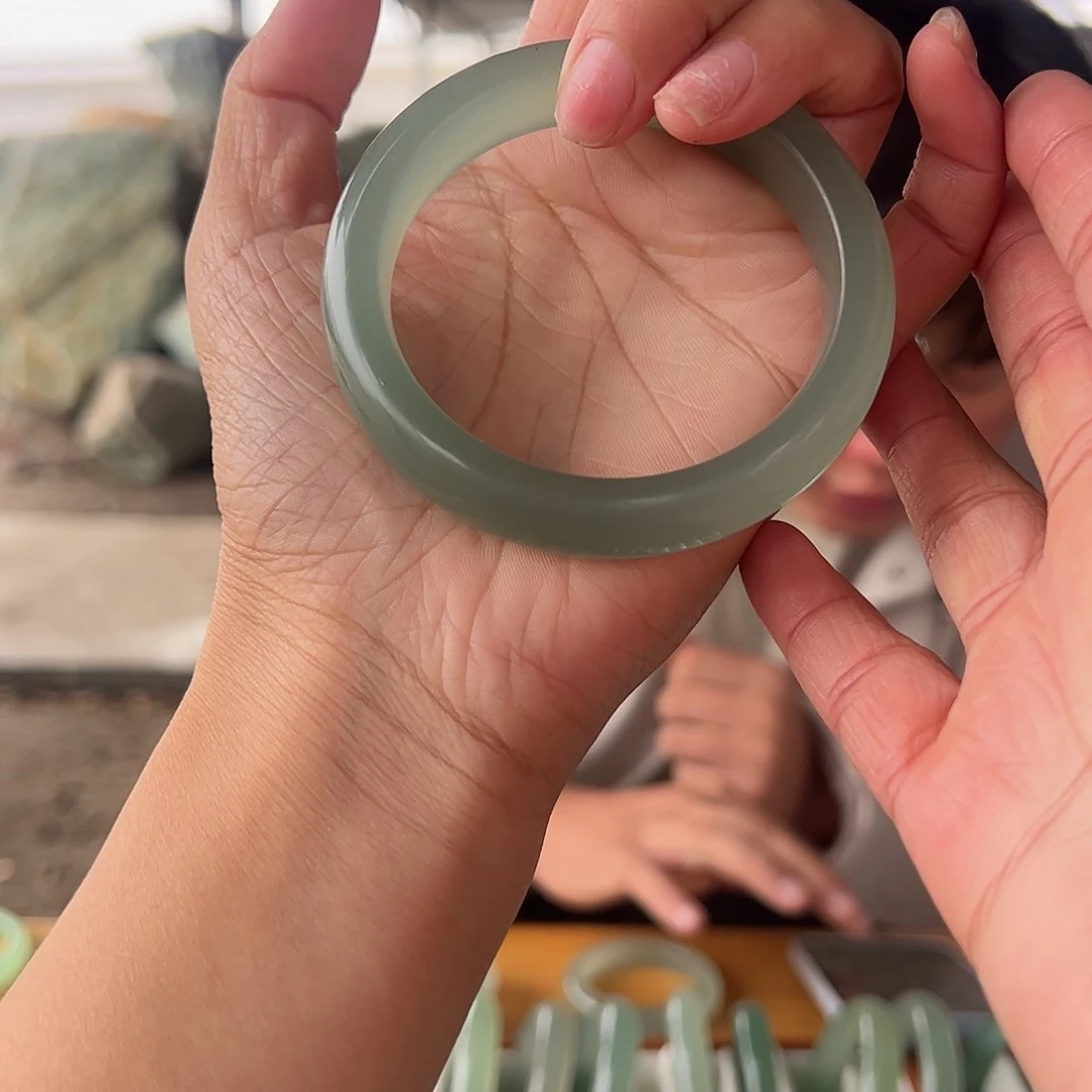 绿东陵冰晴水手镯