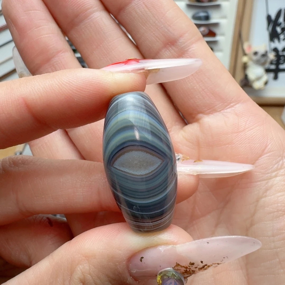 玛瑙/玉髓未镶嵌锁骨